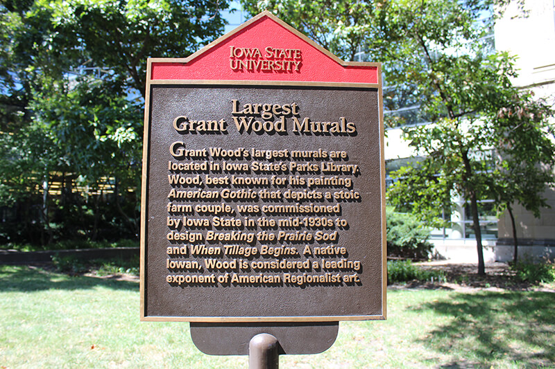 Grant Wood Murals