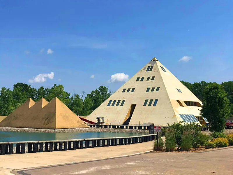 Onan's Gold Pyramid House