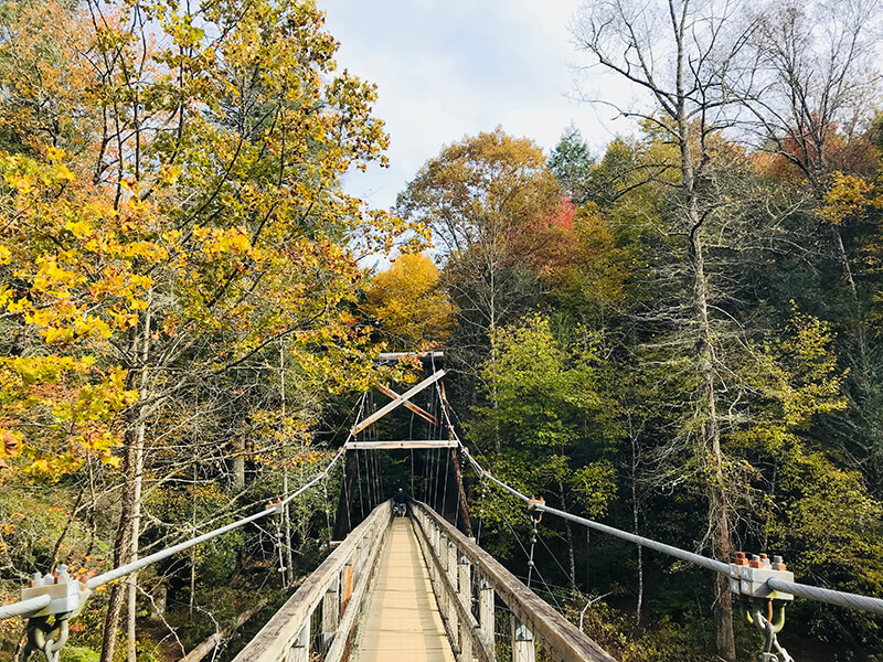 Swinging Bridge on the Toccoa River