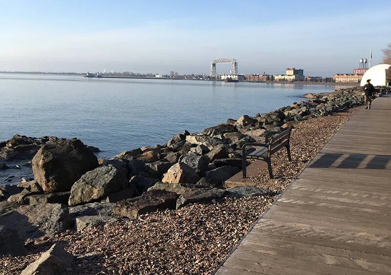 The Duluth Lakewalk