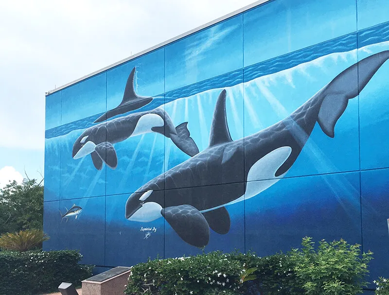 Wyland’s Whaling Wall