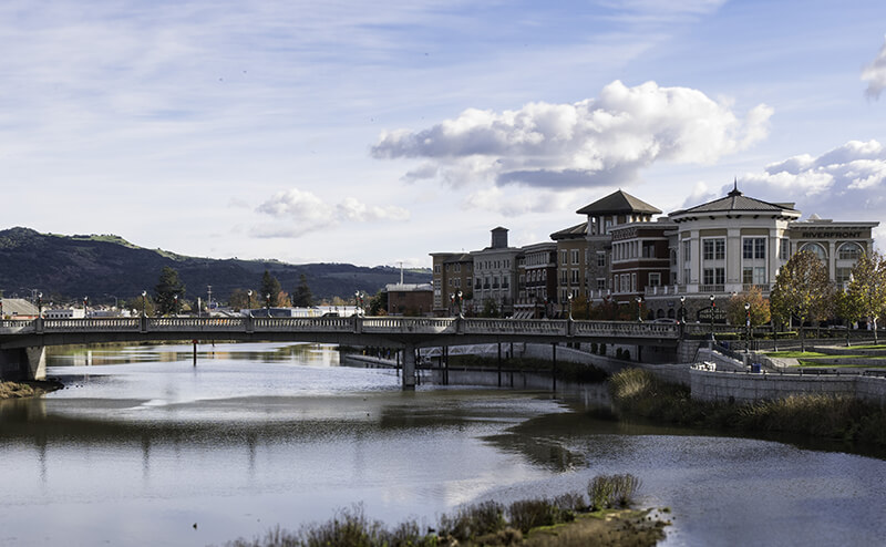 Boat Down The Napa River