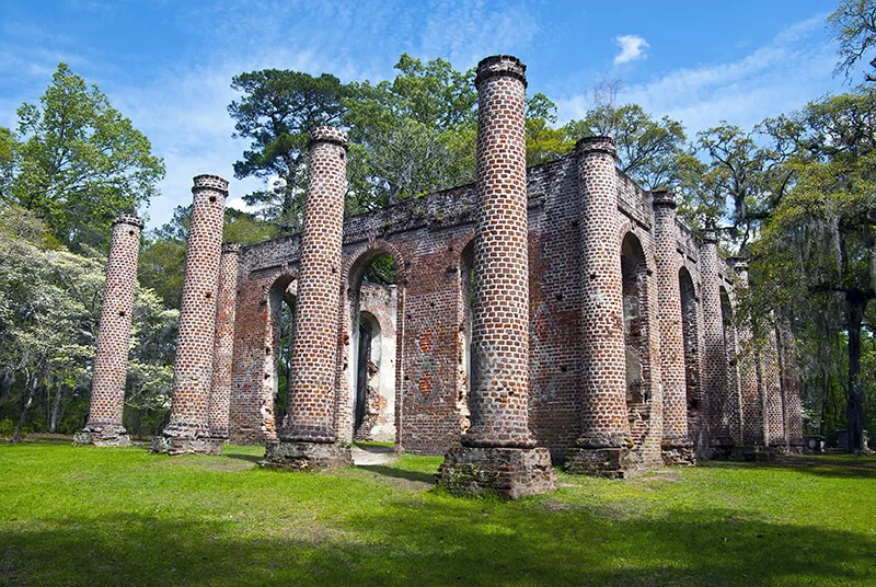 Old Sheldon Church Ruins